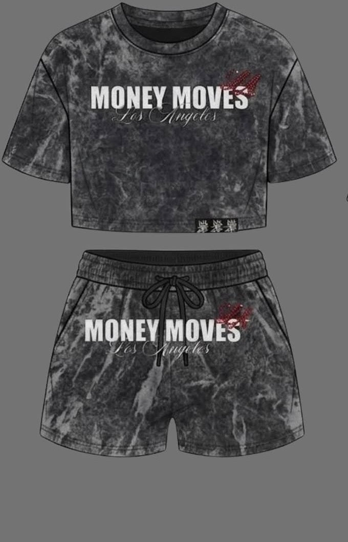 WOMENS ACID WASH SET