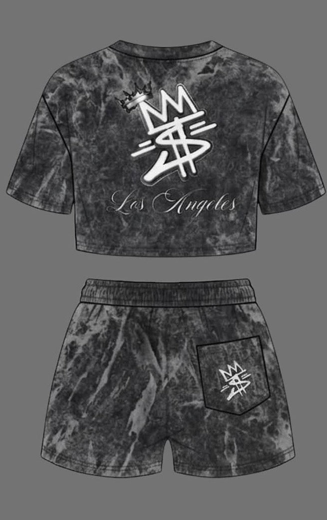 WOMENS ACID WASH SET