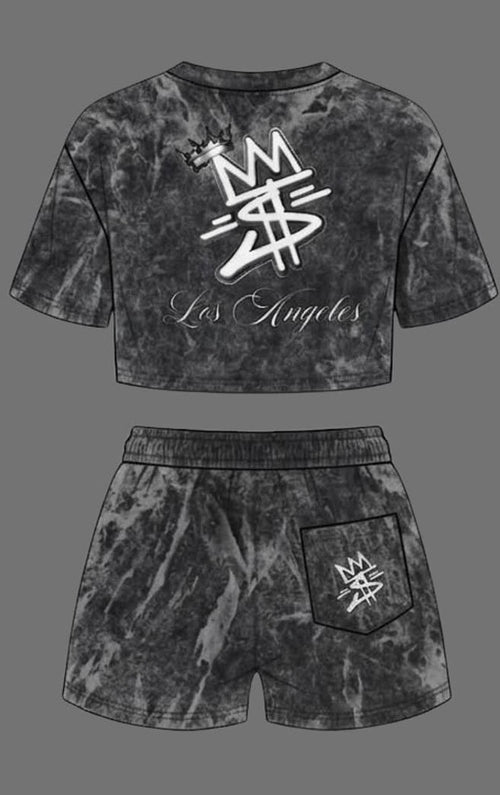 WOMENS ACID WASH SET